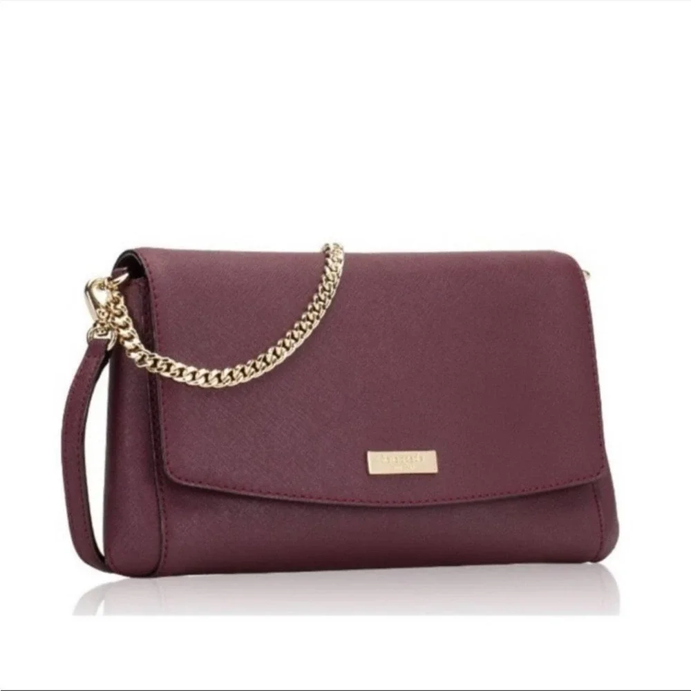 Kate Spade Laurel Way Greer Crossbody Bag in Plum - Picture 3 of 10